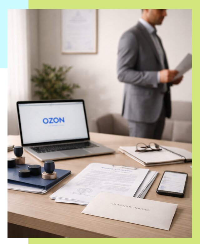 Отказное письмо для Ozon в Благовещенске от 3555 р. | Сертэкс